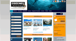 Desktop Screenshot of cozumelbienesraices.com